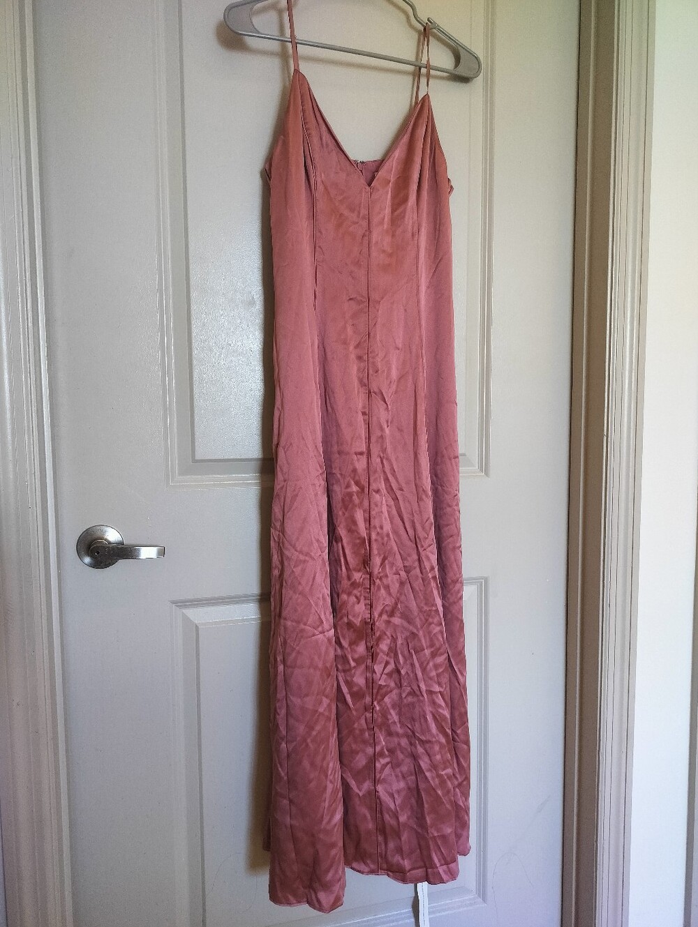 Reformation Lya Silk Dress Pink - Size 8 - Picture 3 of 3